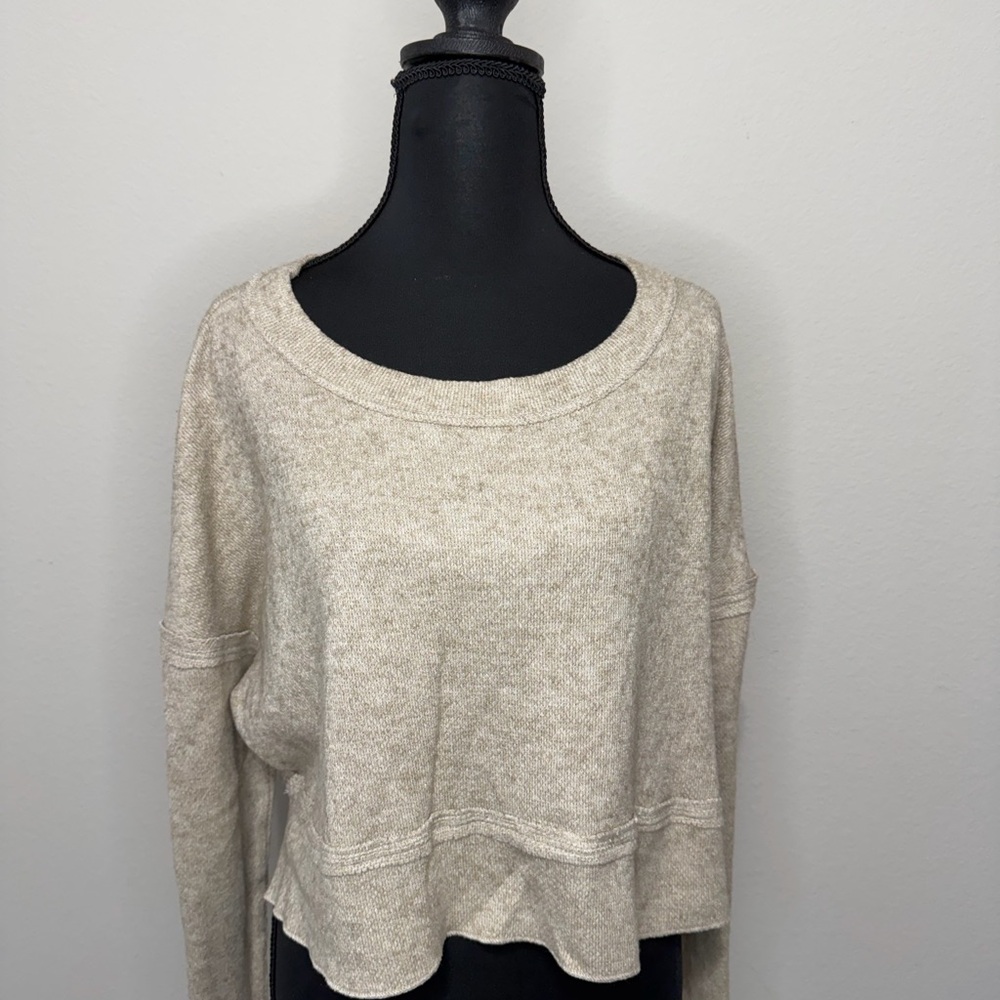 Altar'd State Beige Knit Sweater